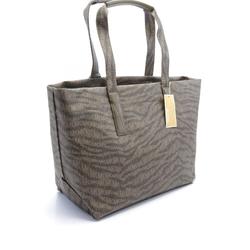 Michael Kors Tote Bag, Coated Canvas, Leather, Women's, Khaki, 30F2G01T3I333