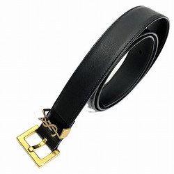 Yves Saint Laurent Cassandra 612616 Black Belt Men's Accessories