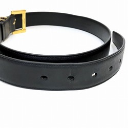 Yves Saint Laurent Cassandra 612616 Black Belt Men's Accessories