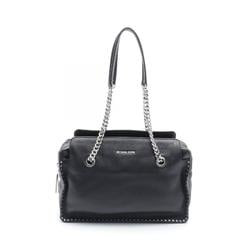 Michael Kors ASTOR Shoulder Bag, Leather, Women's, Black, 30T6SATS3L