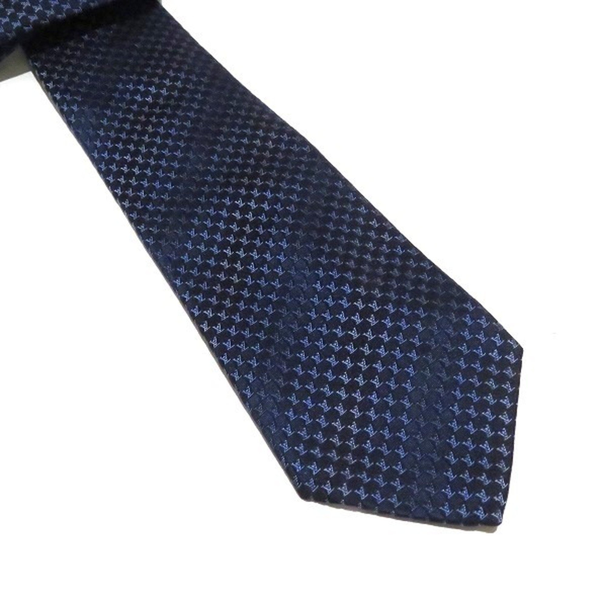 Louis Vuitton Accessories Blue Gradient Necktie Men's