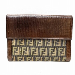 FENDI Zucchino 2289 8M0160 Zucca W Bi-fold Wallet for Men and Women