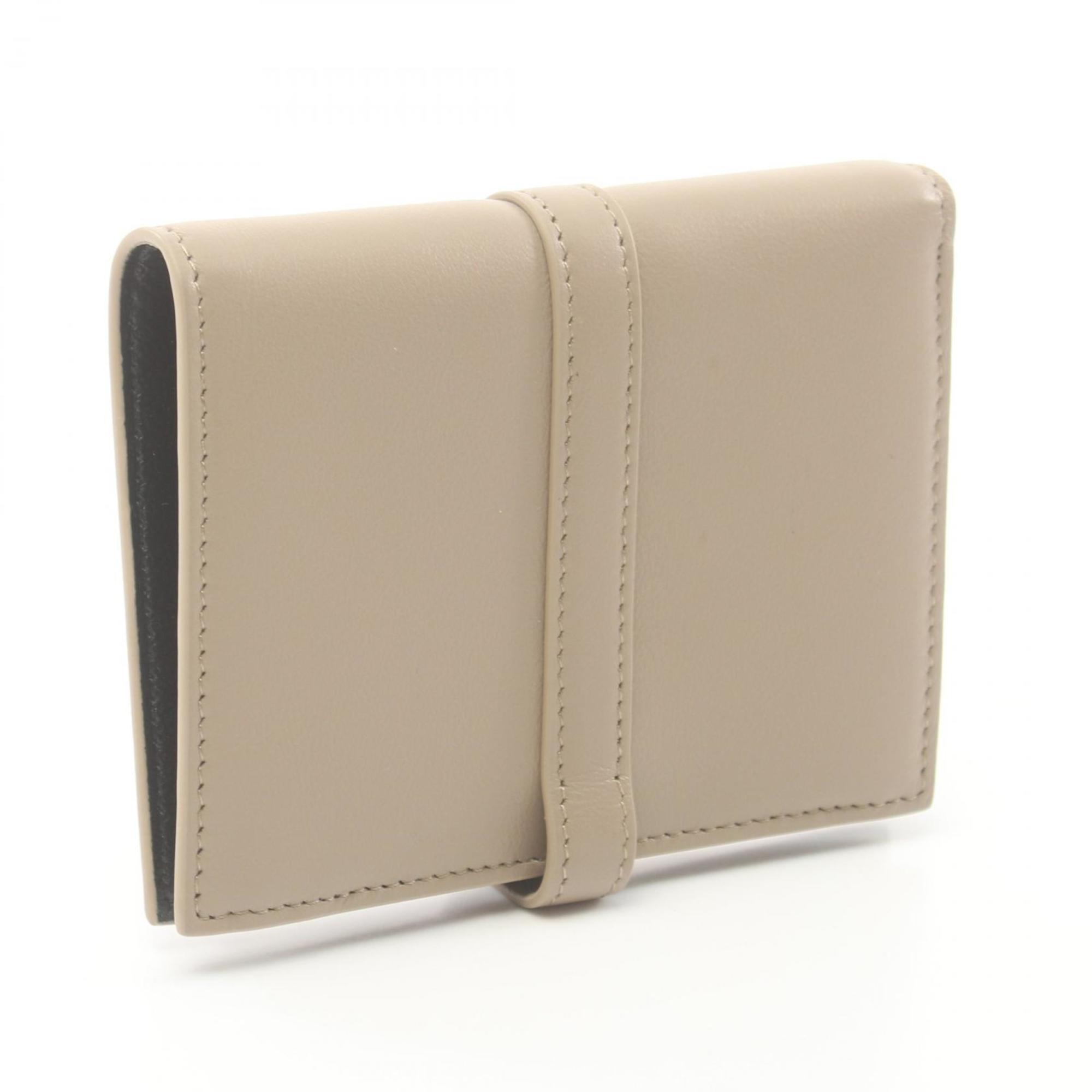 MARNI PRISMA BILLFOLD WALLET Prisma Billfold Bi-fold Wallet Leather Women's Beige PFMO0103U0P529800W55