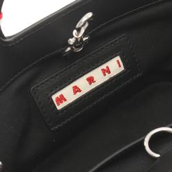 MARNI TROPICALIA MICRO Shoulder Bag, Leather, Women's, Black, BMMP0137Q0P645000N99