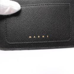 MARNI Wallets & Coin Cases Leather Women's Black PFMO0025U0LV520Z360N