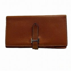 Hermes Bearn soufflet Veau Epsom long wallet, bi-fold wallet for women