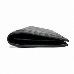 Salvatore Ferragamo Ferragamo Gancini 669413 Black Bi-fold Wallet Long Men's