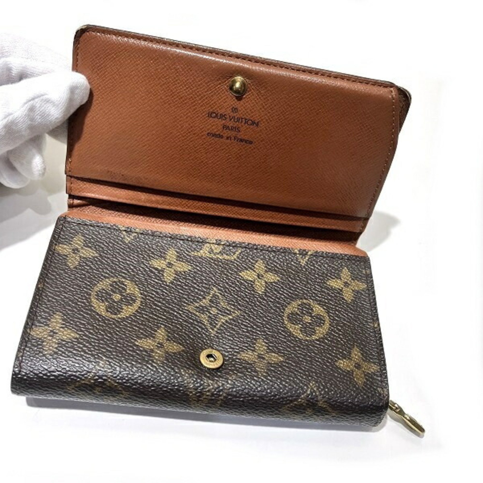 Louis Vuitton Monogram Portemonnay Bi-fold Wallet for Women M61730