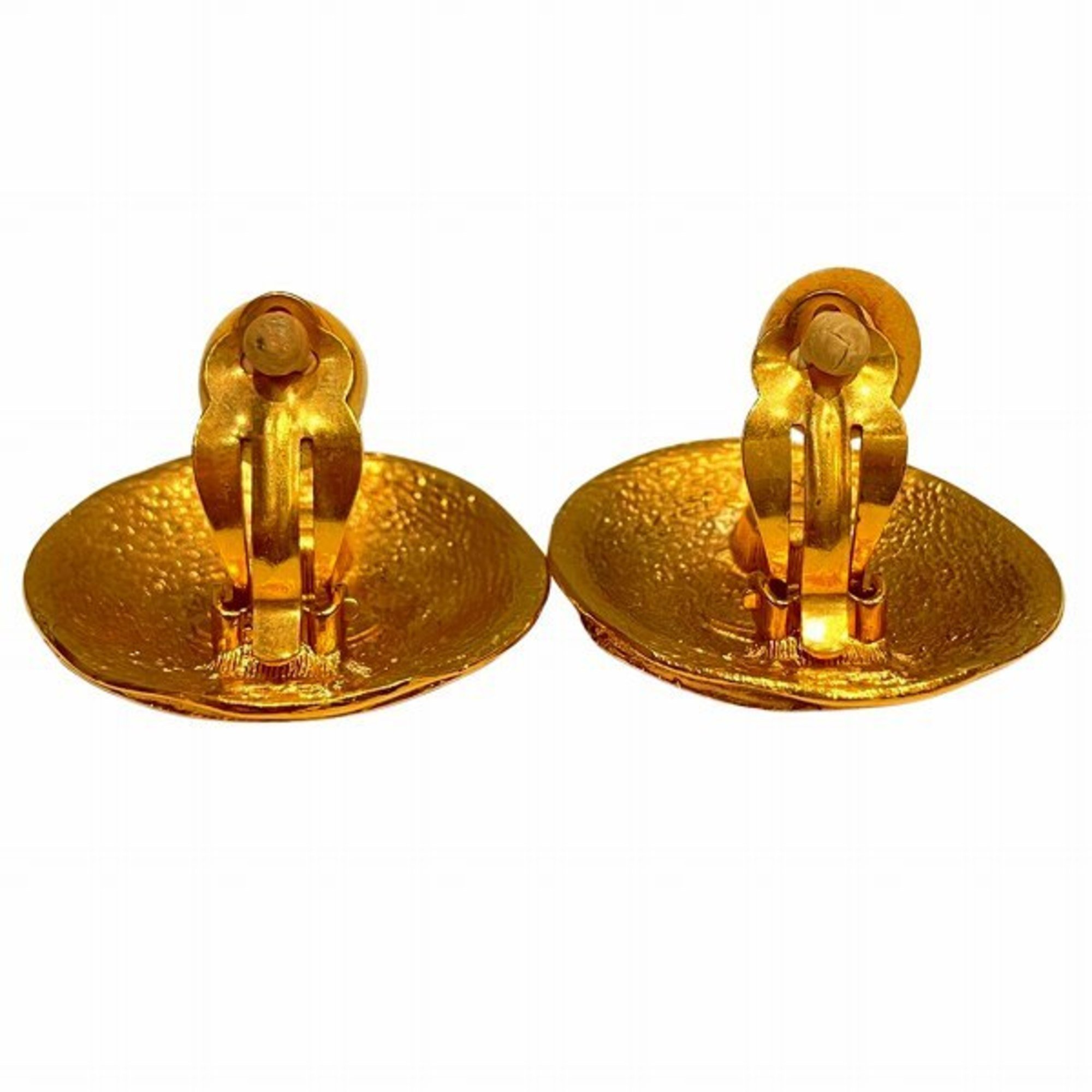 Chanel CHANEL Coco Mark Gold 2854 29 Accessories Earrings Women's