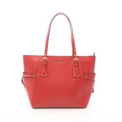 Michael Kors Voyager Tote Bag, Leather, Women's, Red, 30H1GV6T8L