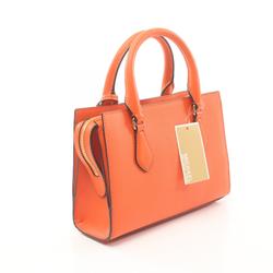 Michael Kors SHEILA handbag, leather, women's, orange, 35S3G6HS5L