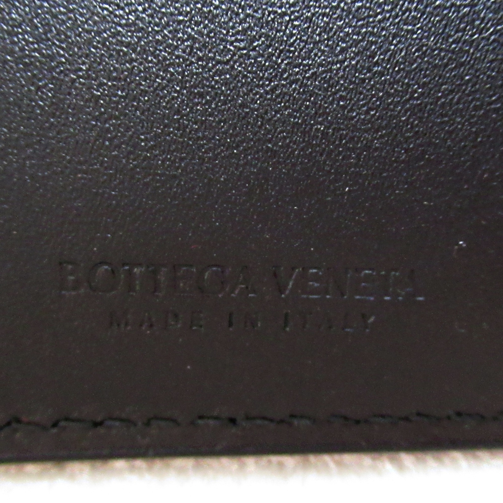 BOTTEGA VENETA Bi-fold wallet Leather Men's Women's Black 193642V46518431