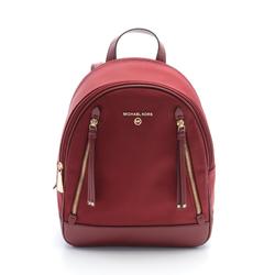 Michael Kors BROLYN Brooklyn Rucksack Backpack Bag Nylon Leather Women's Bordeaux 30T2GBNB2C626