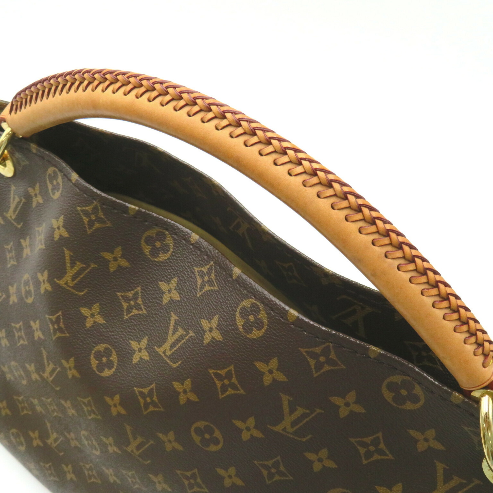 Louis Vuitton Artsy MM Handbag, Coated Canvas, Monogram, Women's, Brown, M40249