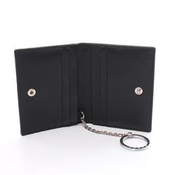 MARNI Business Card Holder/Card Case Leather Women's Black PFMO0082U1P653300N99