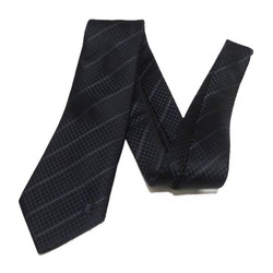 Louis Vuitton Damier Accessory Black Gradient Necktie for Men