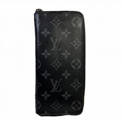 Louis Vuitton Monogram Eclipse Zippy Wallet Vertical M62295 Long for Men