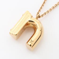 Louis Vuitton LOUIS VUITTON LV&ME N Initial Necklace GP (Gold Plated) Women's Gold M61069