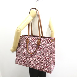 LOUIS VUITTON SINCE1854 On the Go GM 2way Tote Bag Leather Women's Bordeaux Brown Monogram Jacquard M57185