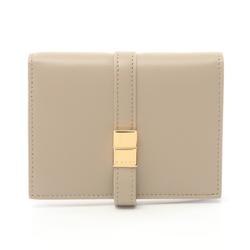 MARNI PRISMA BILLFOLD WALLET Prisma Billfold Bi-fold Wallet Leather Women's Beige PFMO0103U0P529800W55