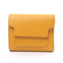 MARNI TRIFOLD WALLET Tri-fold wallet Leather Women's Yellow PFMO0052U2LV520Z645Y