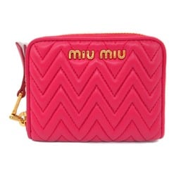 Miu Miu Miu Wallets and coin cases Leather Women's Pink 5MM268