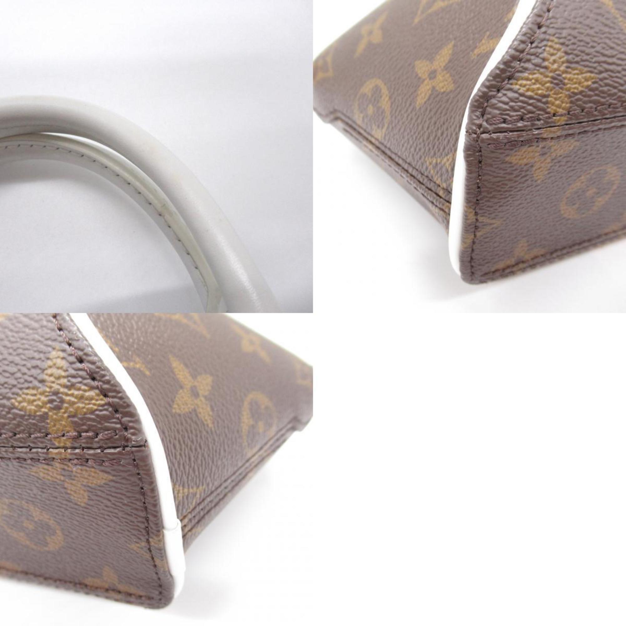 LOUIS VUITTON LV Match Ellipse BB Handbag Bag Coated Canvas Monogram Women's Brown M20752