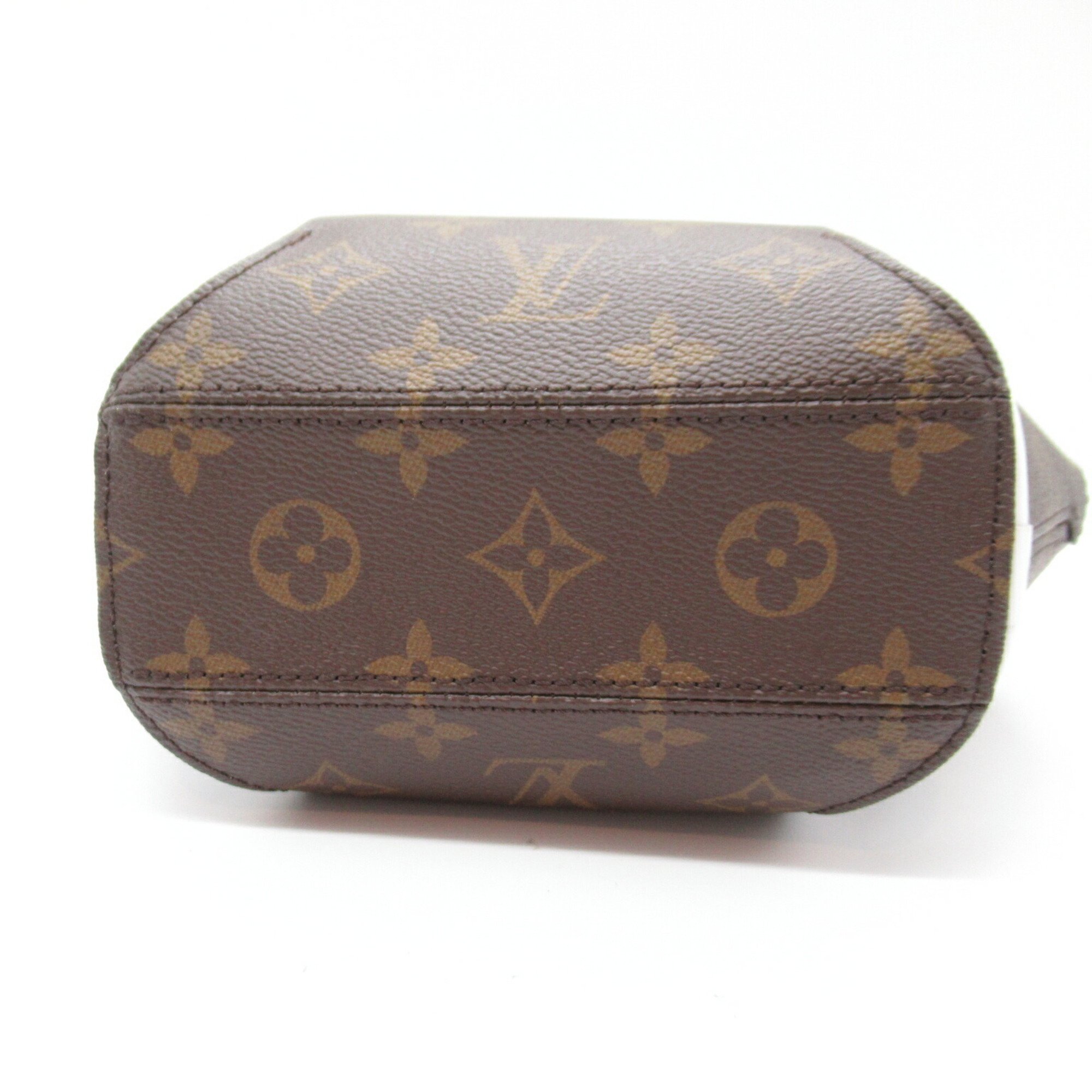 LOUIS VUITTON LV Match Ellipse BB Handbag Bag Coated Canvas Monogram Women's Brown M20752