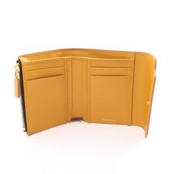 MARNI TRIFOLD WALLET Tri-fold wallet Leather Women's Yellow PFMO0052U2LV520Z645Y