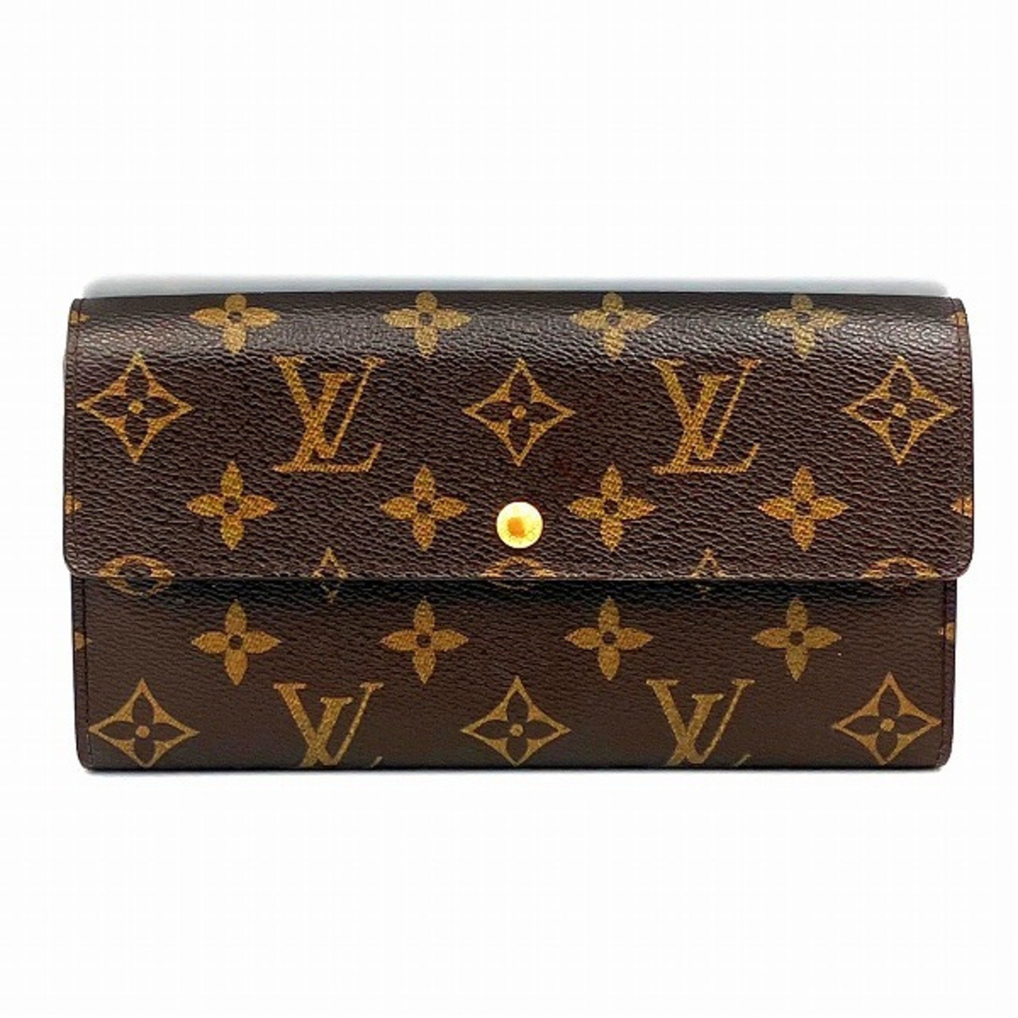 Louis Vuitton Monogram Pochette Porto Monnaie Credit M61726 Long Wallet for Men and Women