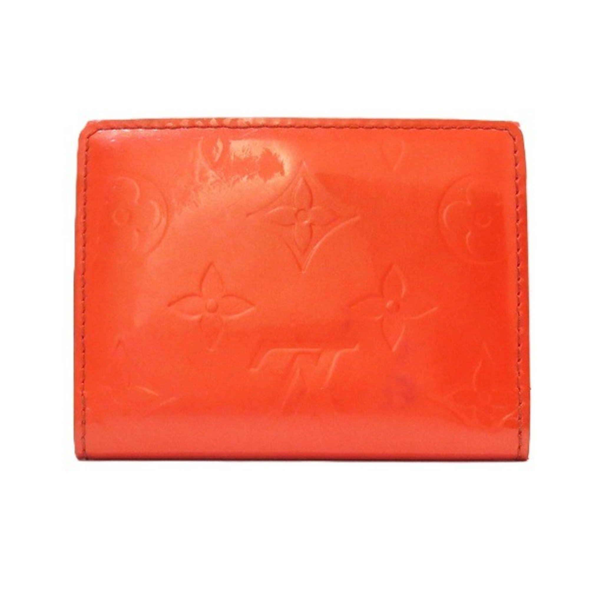 Louis Vuitton Monogram Vernis Porte Monnaie Bi-fold Carte Credit M91982 W Wallet Tri-fold Women's Accessories