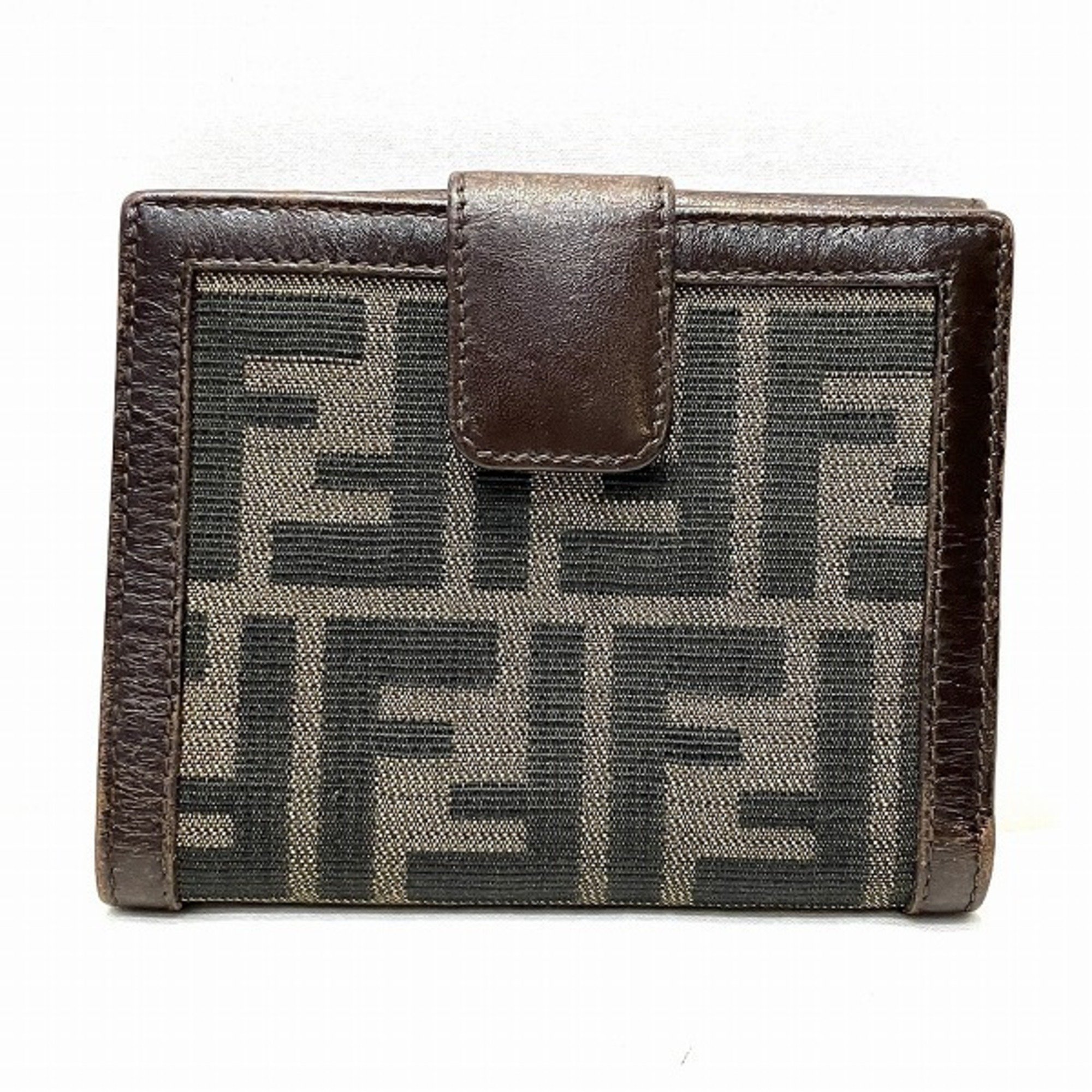 FENDI 2266 12671 098 ZUCCA W Bi-fold Wallet for Men and Women