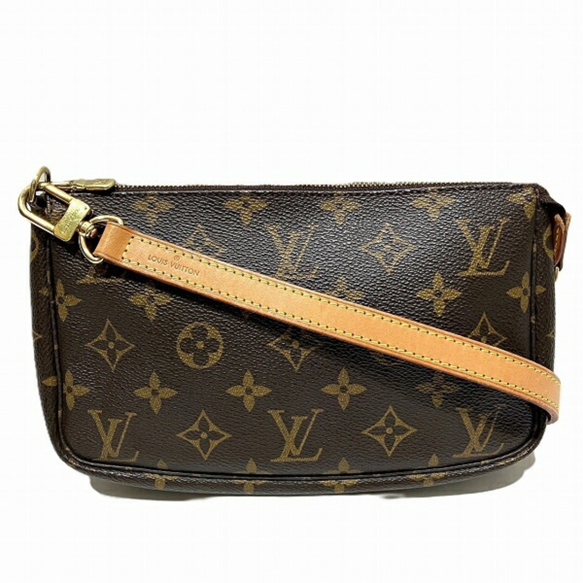 Louis Vuitton Monogram Pochette Accessoires M51980 Bag Shoulder Women's