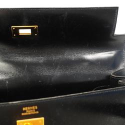 Hermes handbag Kelly 32 〇P engraved box calf black ladies