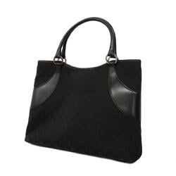 Gucci Tote Bag GG Canvas Black Women's