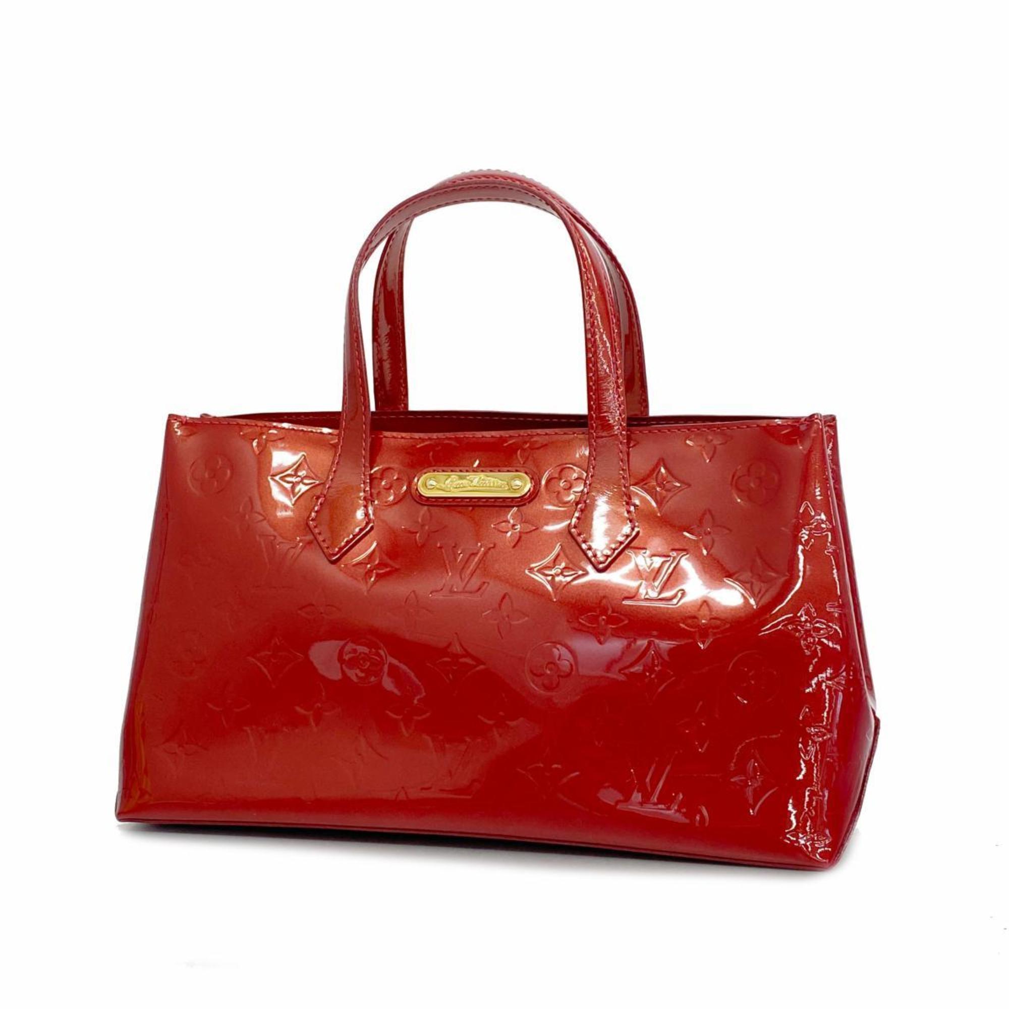 Louis Vuitton Handbag Vernis Wilshire PM M93642 Pomme d'Amour Ladies