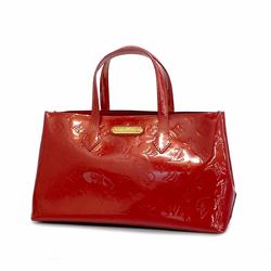 Louis Vuitton Handbag Vernis Wilshire PM M93642 Pomme d'Amour Ladies