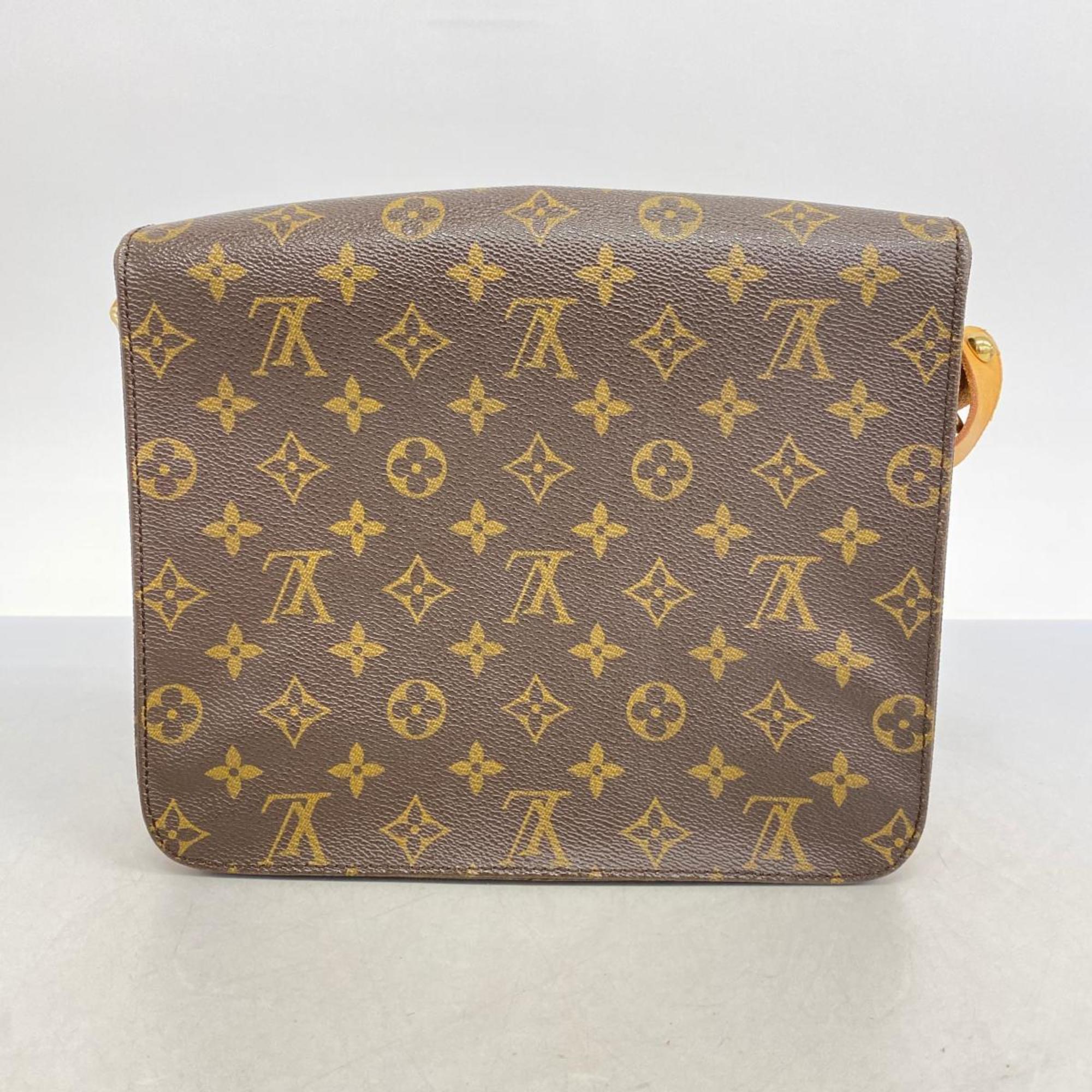 Louis Vuitton Shoulder Bag Monogram Cartesier GM M51252 Brown Ladies