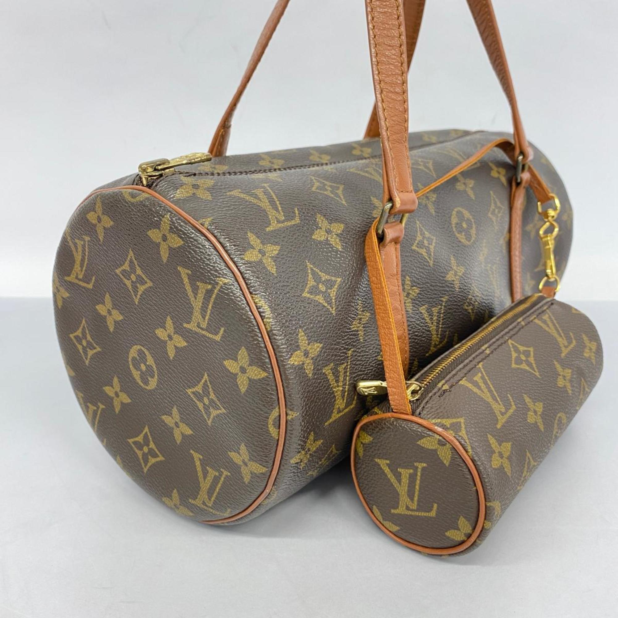 Louis Vuitton handbag Monogram Papillon 30 M51385 Brown ladies