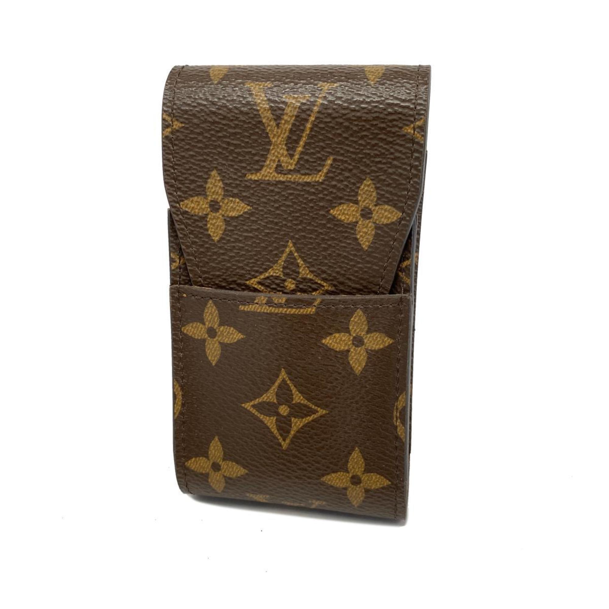 Louis Vuitton Cigarette Case Monogram Etui M63024 Brown Men's Women's