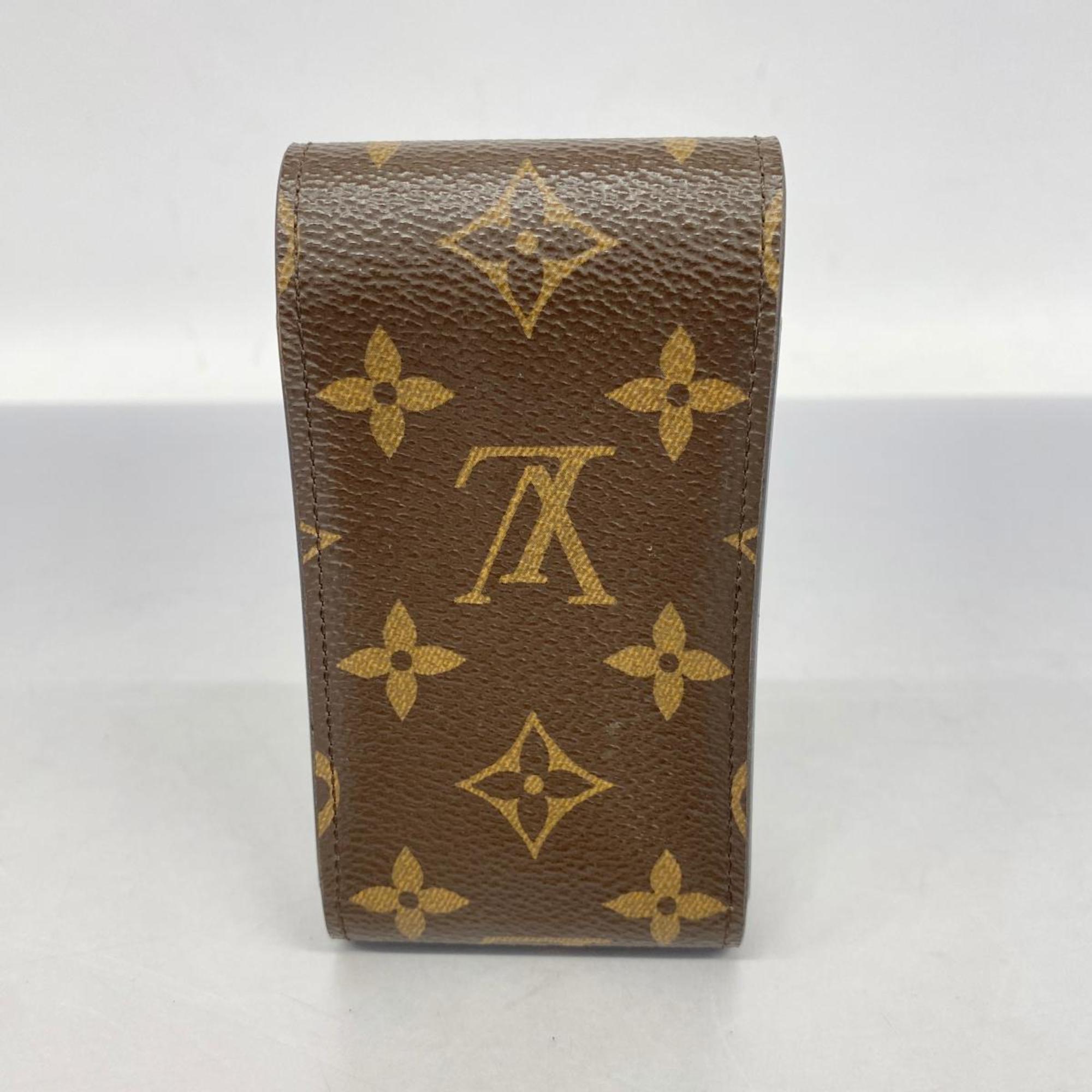 Louis Vuitton Cigarette Case Monogram Etui M63024 Brown Men's Women's