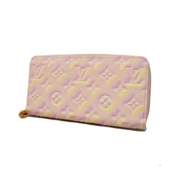 Louis Vuitton Long Wallet Monogram Empreinte Zippy M81299 Light Pink Ladies