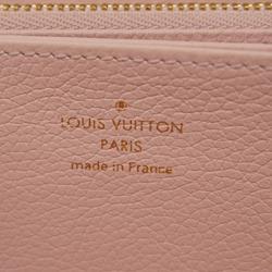 Louis Vuitton Long Wallet Monogram Empreinte Zippy M81299 Light Pink Ladies