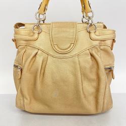 Salvatore Ferragamo handbag Gancini leather gold ladies