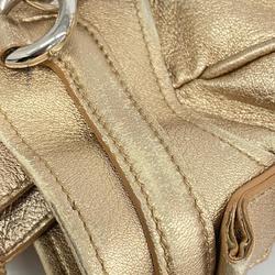 Salvatore Ferragamo handbag Gancini leather gold ladies