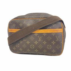 Louis Vuitton Shoulder Bag Monogram Reporter PM M45254 Brown Ladies