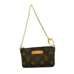 Louis Vuitton Pouch Monogram Pochette Mira PM M60095 Brown Ladies