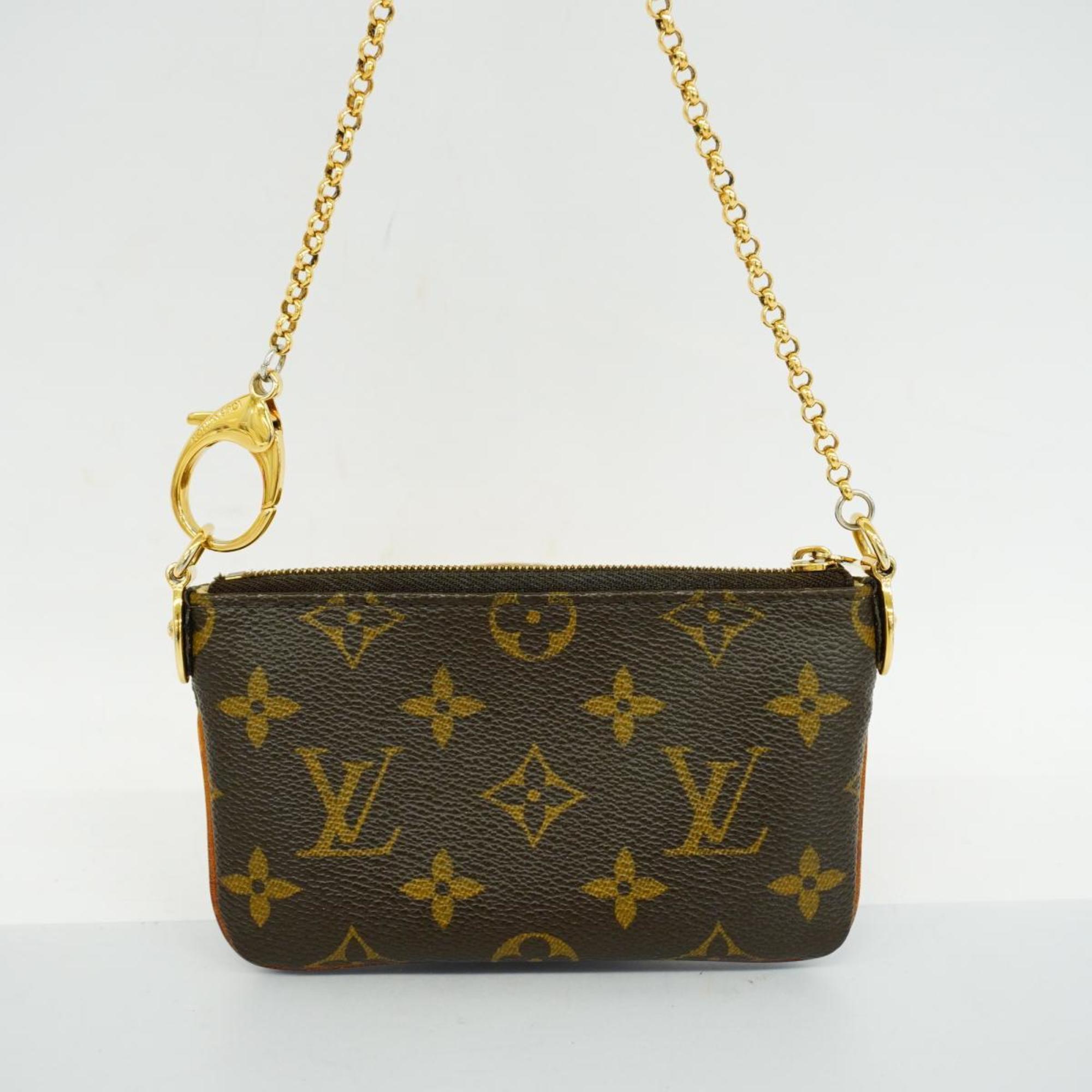 Louis Vuitton Pouch Monogram Pochette Mira PM M60095 Brown Ladies