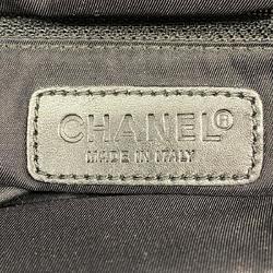 Chanel Tote Bag New Travel Nylon Black Women's