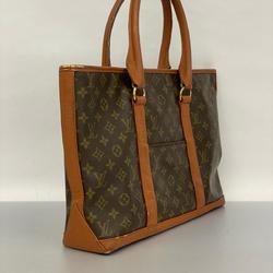 Louis Vuitton Tote Bag Monogram Weekend PM M42425 Brown Ladies